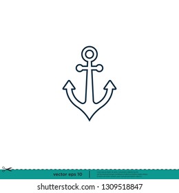 Anchor - Nautical icon symbol