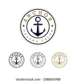 Anchor Nautical Logo Template