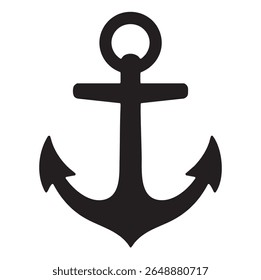 Anchor Nautical Marine Stability Security Icon