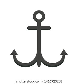 Anchor nautical marine symbol isolated vector illustration graphic design
