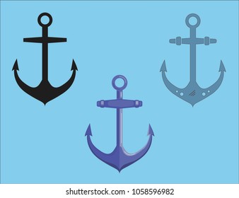 Anchor old vector illustration