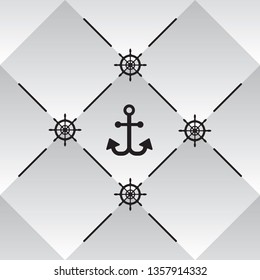 Anchor pattern ( Use for print, t-shirt typography and other uses )