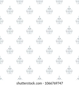 Anchor pattern vector seamless repeat for any web design
