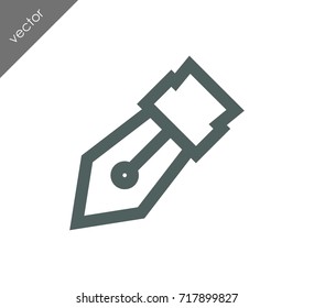 Anchor pen icon