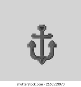 anchor in pixel art style