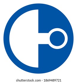Anchor Point Symbol Sign ,Vector Illustration, Isolate On White Background Label. EPS10