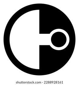 Anchor Point Symbol Sign ,Vector Illustration, Isolate On White Background Label. EPS10