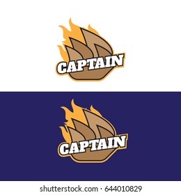 Anchor Retro Vintage Insignia or Logotype illustration