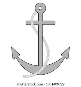 anchor with rope