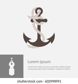 anchor with rope