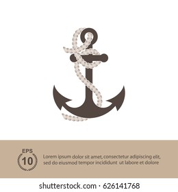 anchor with rope