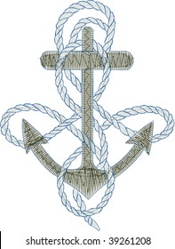 Anchor sailing simple object