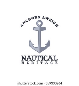 anchor sailor - nautical symbol theme