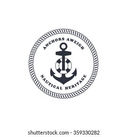 anchor sailor - nautical symbol theme