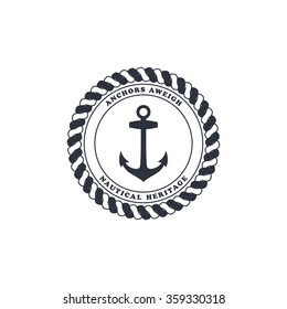 anchor sailor - nautical symbol theme