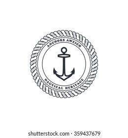 anchor sailor - nautical symbol theme