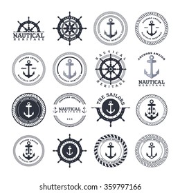 anchor sailor - nautical symbol theme