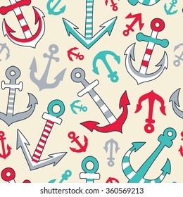 Anchor seamless pattern