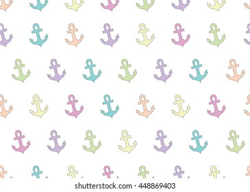 Anchor seamless pattern.