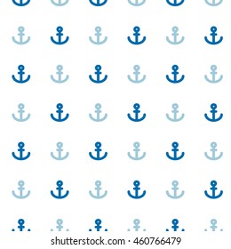 Anchor seamless pattern. Baby boy marine theme