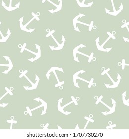 Anchor seamless pattern. Sport concept. Vector illustration.