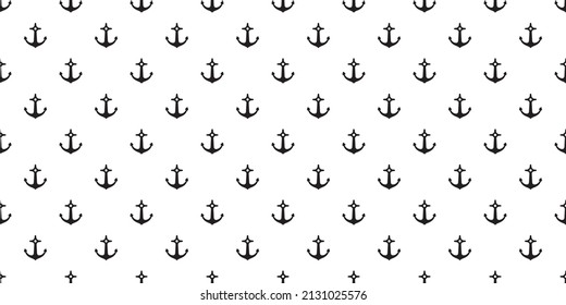 Anchor seamless pattern vector helm boat wave pirate maritime Nautical sea ocean repeat wallpaper tile background illustration scarf isolated