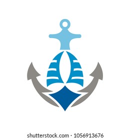 Anchor Ship Logo
