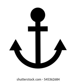 anchor ship maritime icon vector illustration design