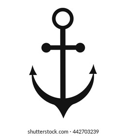 anchor silhouette icon