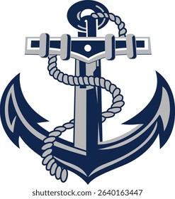 Anchor simple silhouette tattoo logo