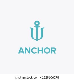 anchor simple unique logo designs