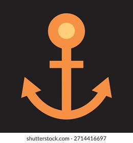 Anchor smart trendy bunten Vektor handsome Design nützlich Illustration bunten Hintergrund.eps