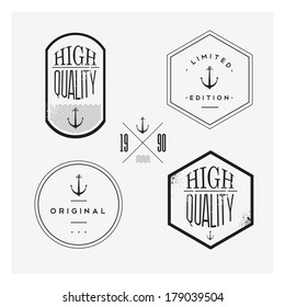 Anchor stamp set