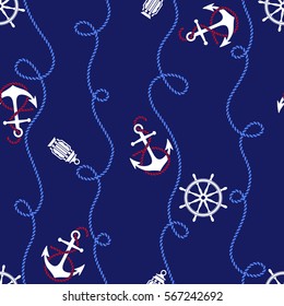  anchor and steering wheel pattern