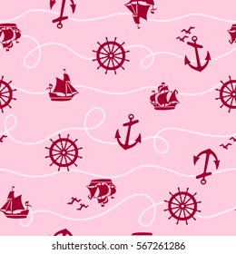  anchor and steering wheel pattern