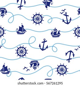  anchor and steering wheel pattern