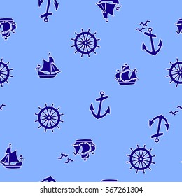  anchor and steering wheel pattern