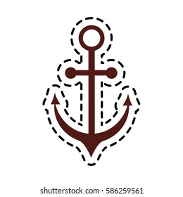 anchor sticker icon image 