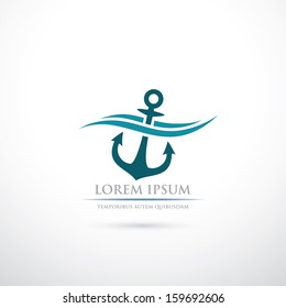 Anchor Symbol - Vector Illustration