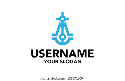 Anchor Symbol Vector Royalty Logo Design Inspirations
