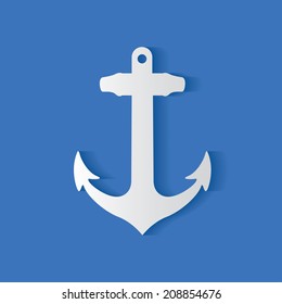 Anchor symbol,vector