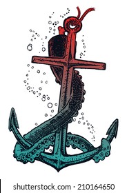 Anchor and tentacle