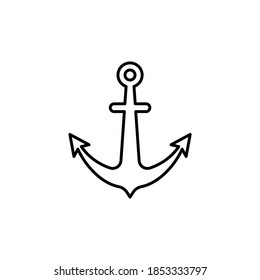 Anchor Text icon in vector. Logotype