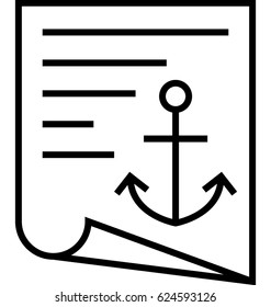 Anchor Text Vector Icon