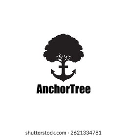 Anchor Tree Logo Design Vintages