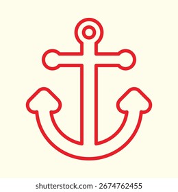 Anchor trendy artwork design nützlich kreativ Illustration niedlich bunten hintergrund.eps