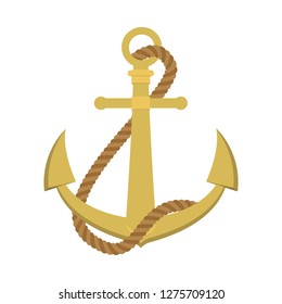 Anchor vector design illustration