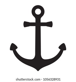 Anchor vector helm Nautical logo icon maritime ocean sea boat illustration symbol