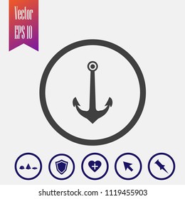 anchor vector icon