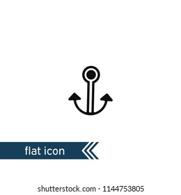 Anchor vector icon